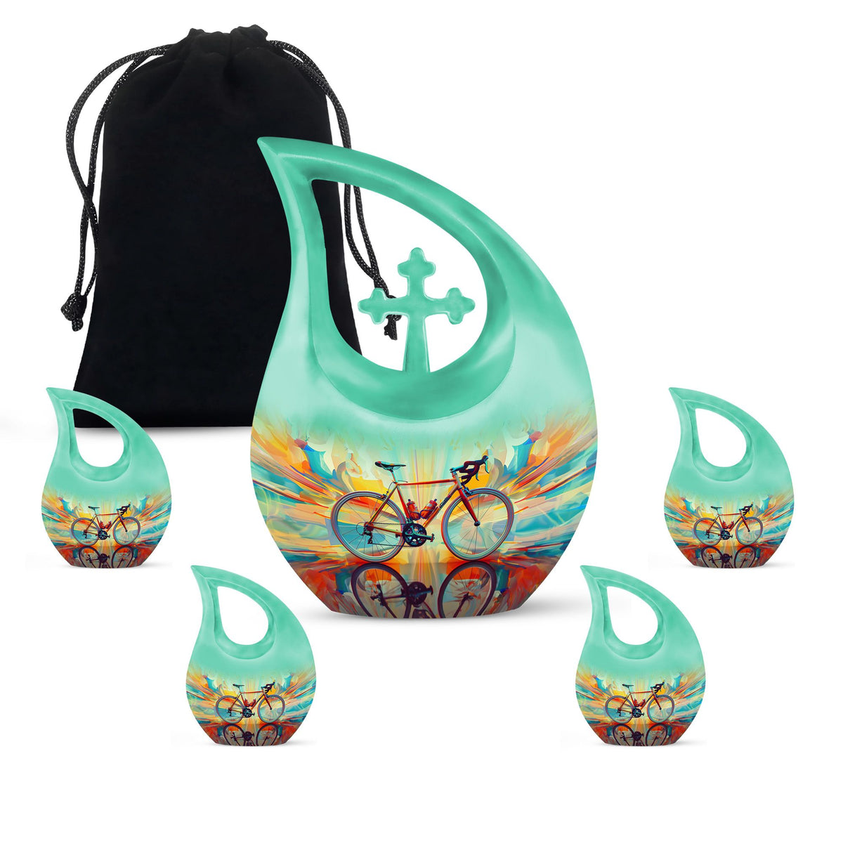 Bicycle Urns For Ashes - Large Urn For Adult Ashes