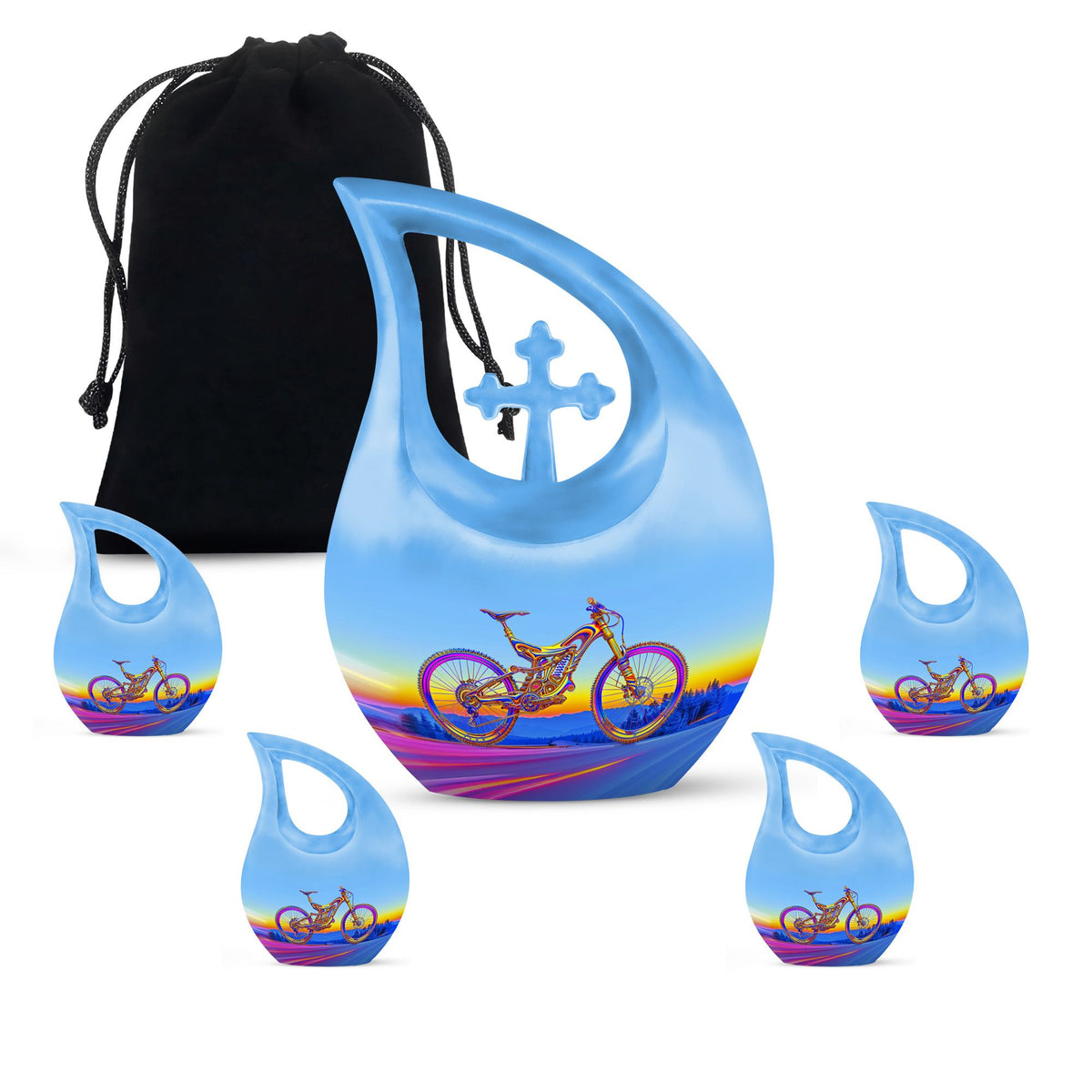 Bicycle Urns For Ashes - Adult Urns For Human Ashes Large