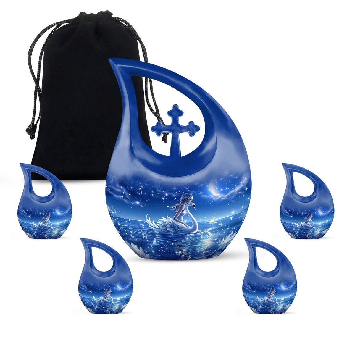 Swan Urns For Ashes - Mini Urn For Ashes For Women
