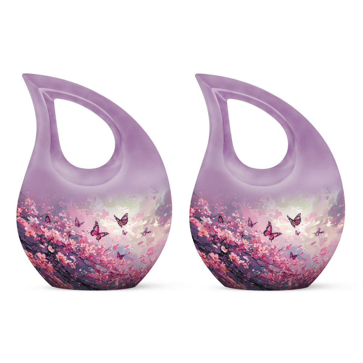 Pink Butterfly Urns For Ashes - Urns For Ashes Adult Male