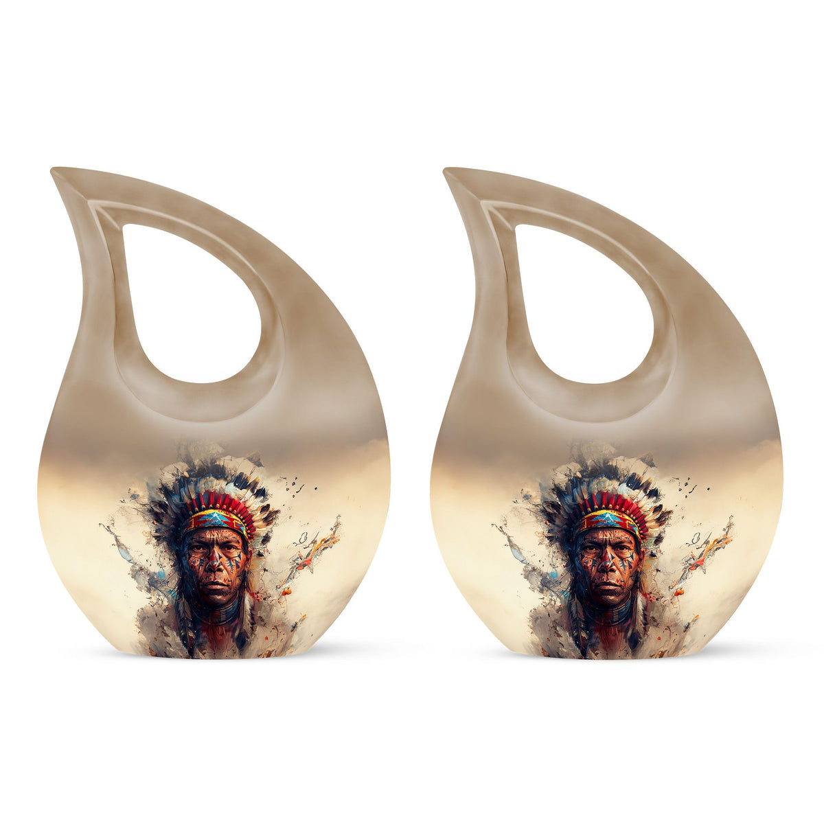 Native American Urns For Ashes - Adult Urns For Men & Women