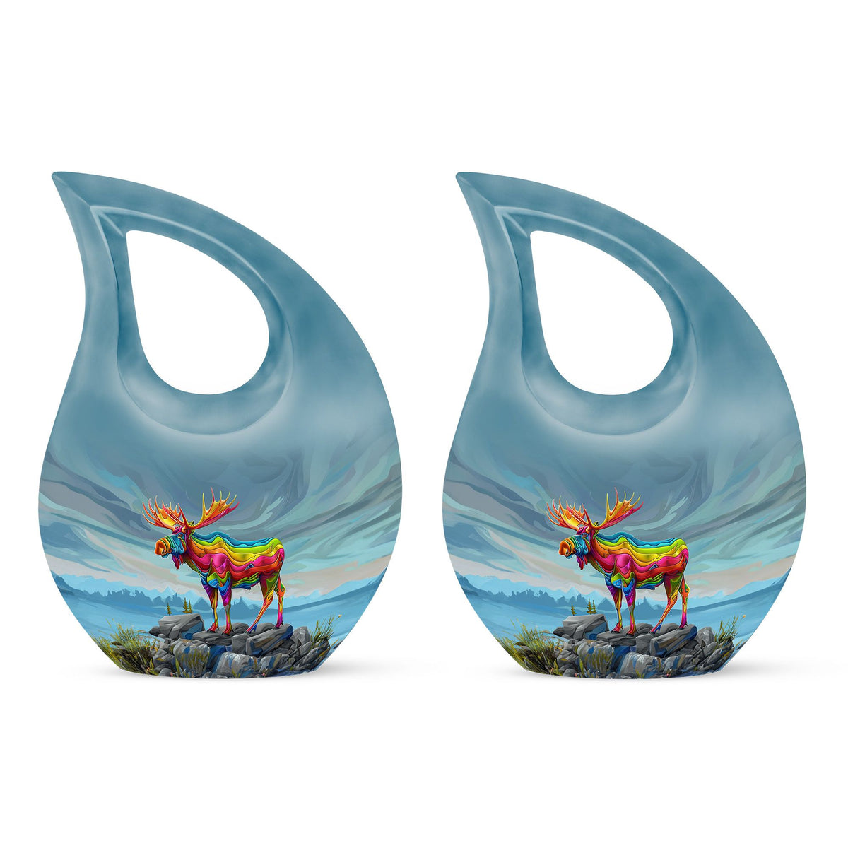 Moose Walking Urns For Ashes - Cremation Keepsakes For Ashes