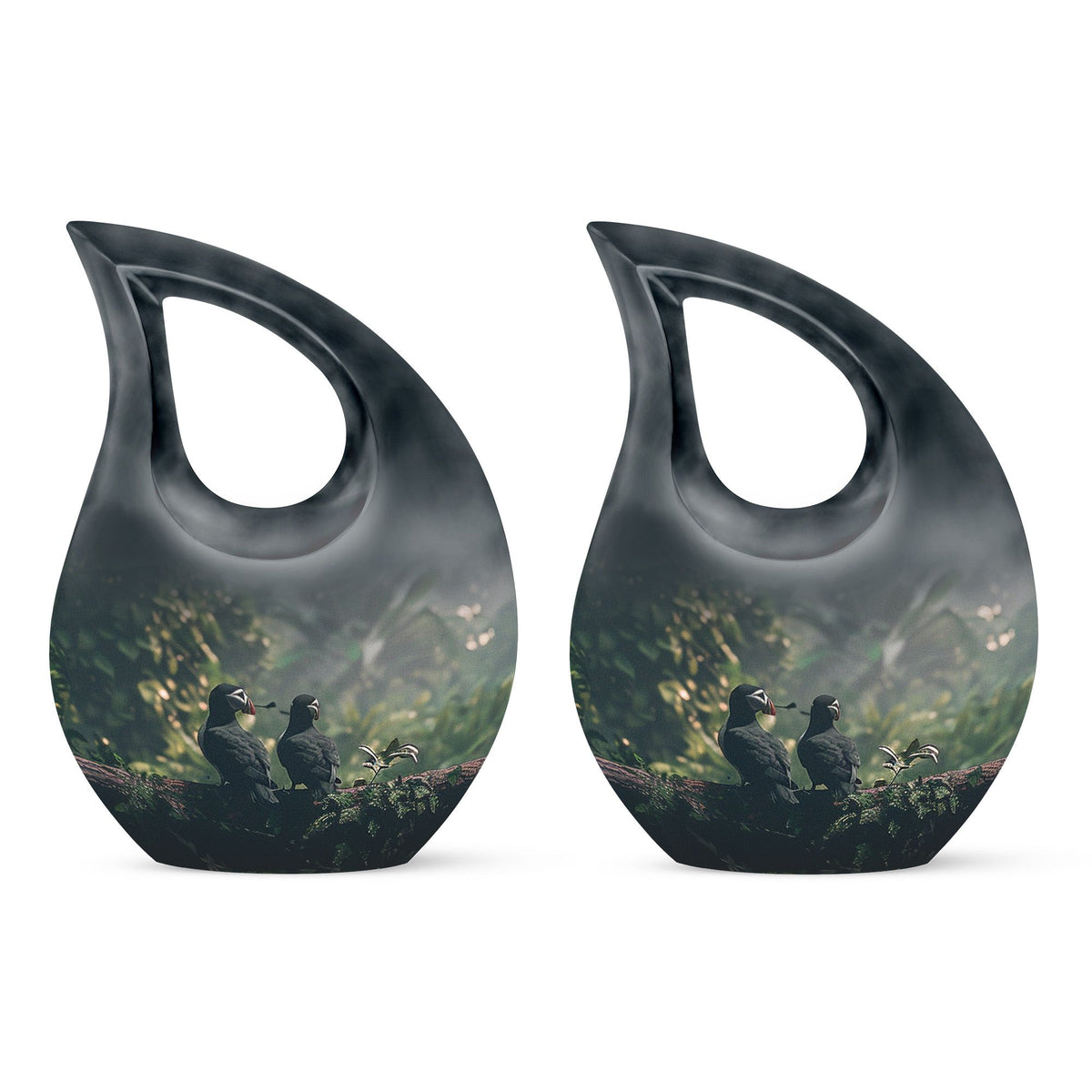 Puffin Bird Urns For Ashes - Small Keepsake Urns For Human Ashes