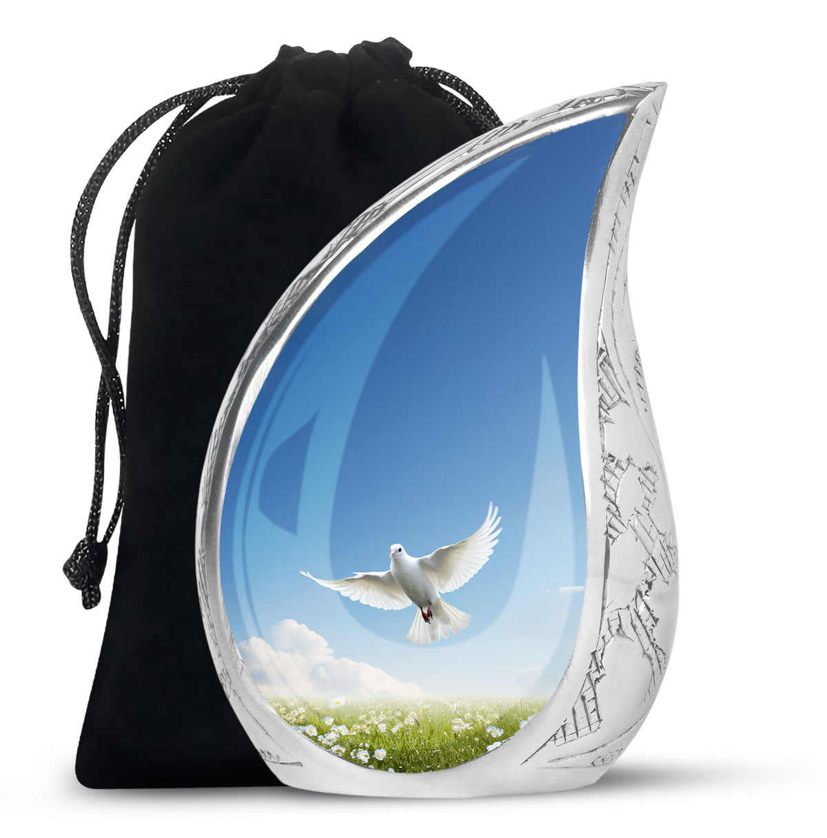 Dove Bird Memorial Urn For Ashes - Cremation Urn For Loved Ones
