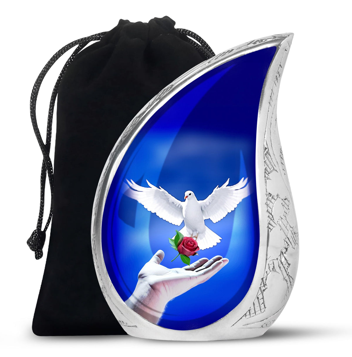 Dove Bird Memorial Urn - Peaceful Cremation Urn For Adult Ashes