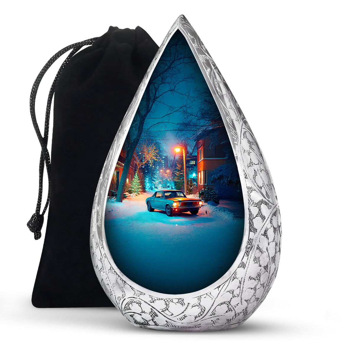 Old-School Themed Car Cremation Urn - Muscle Car Urns For Ashes