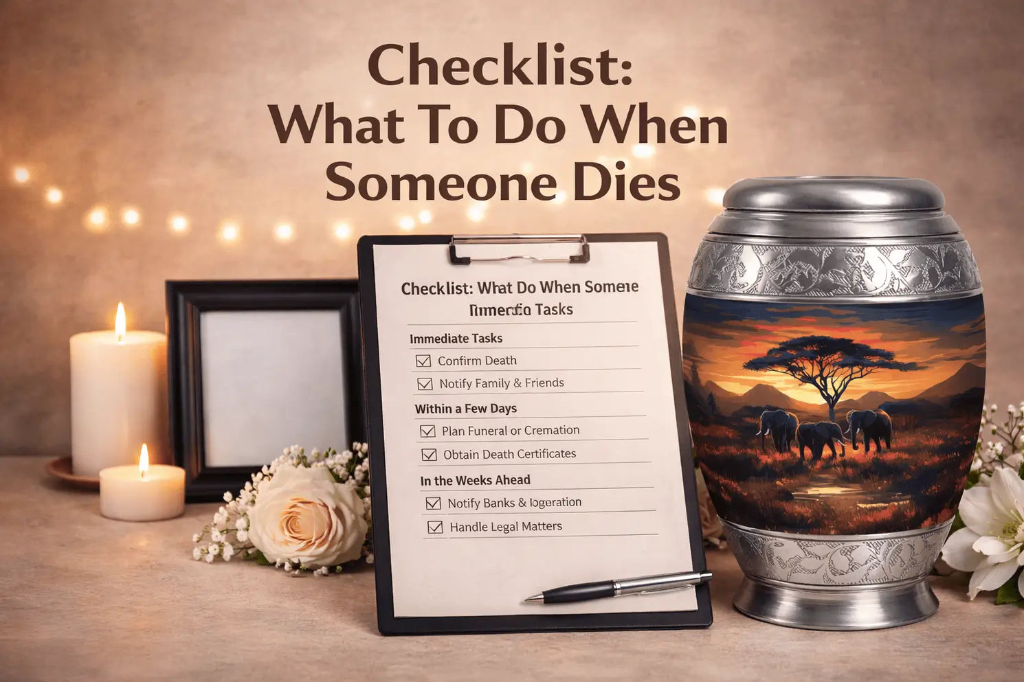 What to Do When Someone Dies: Complete Checklist For Families – KARYLIZURNS