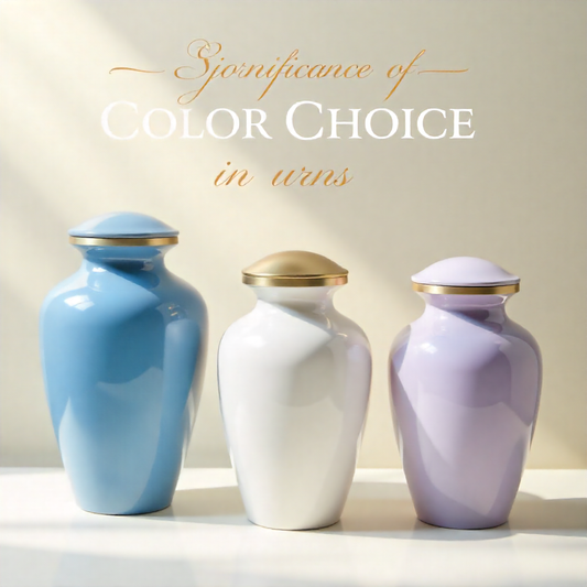 The Significance of Color Choice When Choosing a Cremation Urn | Meaningful Memorials