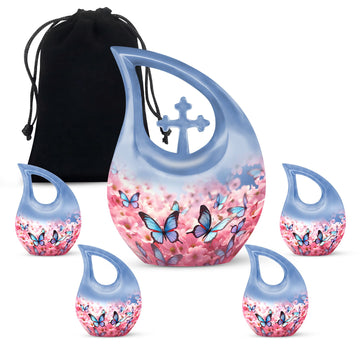 Large Urn With 4 Keepsake