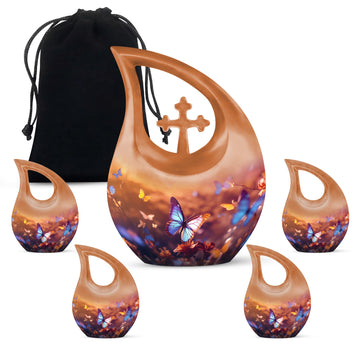 Large Urn With 4 Keepsake