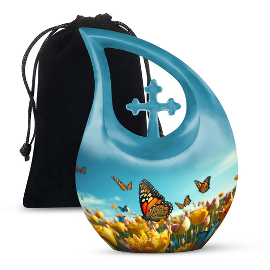 Butterfly Urns For Ashes - Large Urn For Ashes For Women Urn