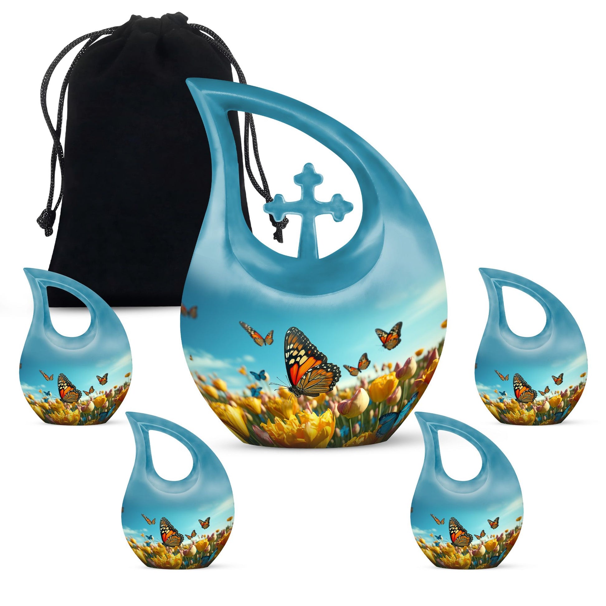 Butterfly Urns For Ashes - Large Urn For Ashes For Women Urn