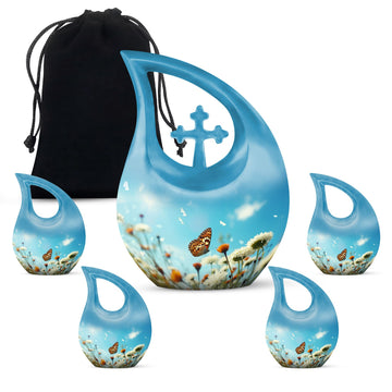 Large Urn With 4 Keepsake