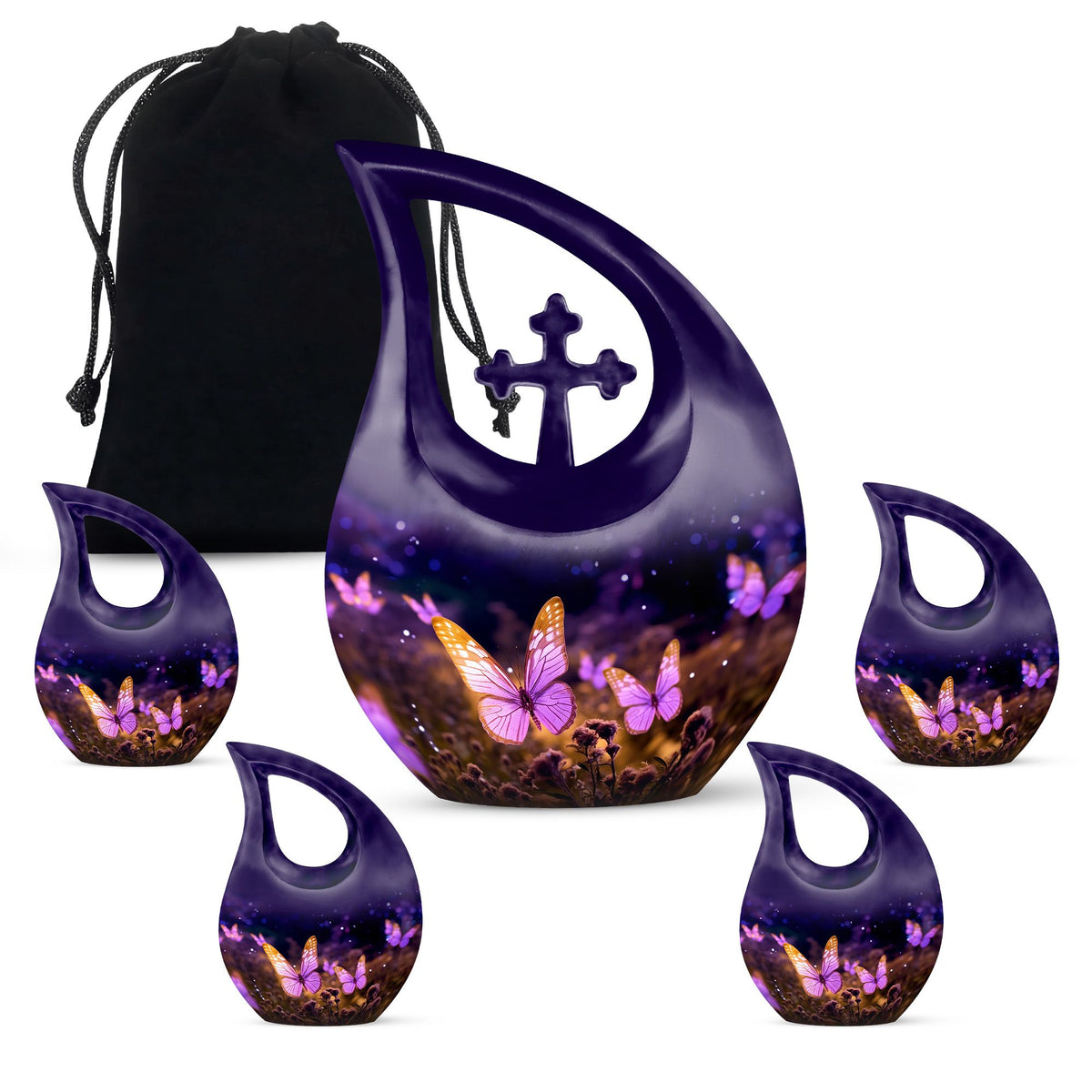 Butterfly Urns For Ashes - Large Urns For Human Ashes Urn