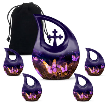 Large Urn With 4 Keepsake
