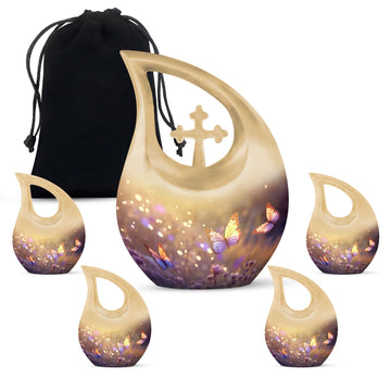 Large Urn With 4 Keepsake