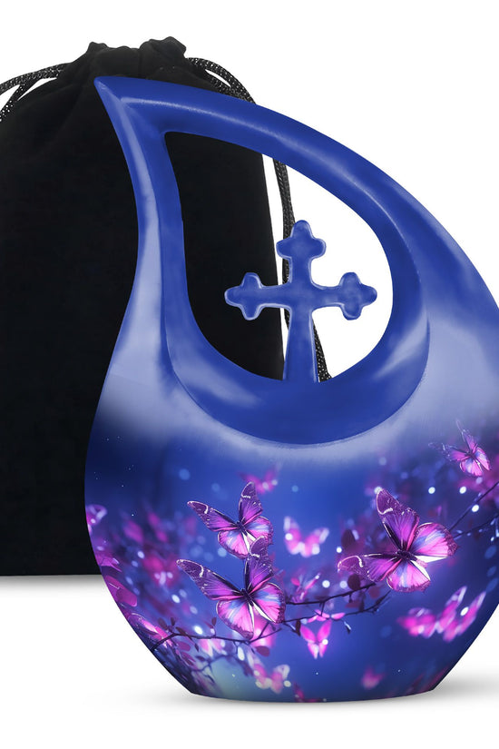 Butterfly Urns For Ashes - Large Decorative Urn