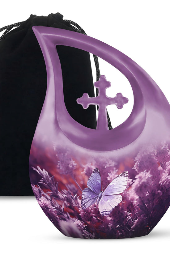 Butterfly Urns For Ashes - Large Funeral Urn