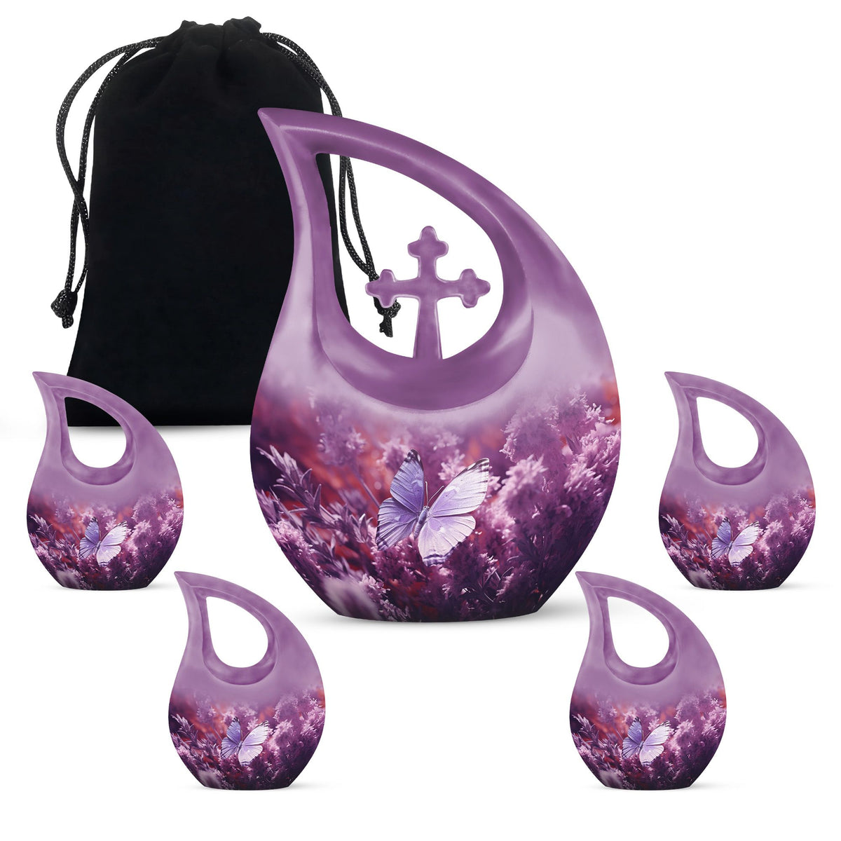 Butterfly Urns For Ashes - Large Funeral Urn