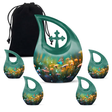 Large Urn With 4 Keepsake