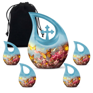 Large Urn With 4 Keepsake