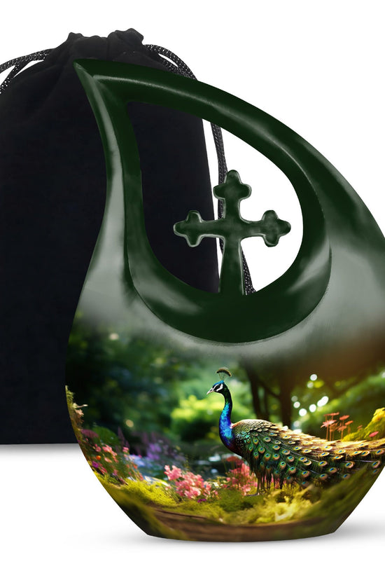 Peacock Urns For Ashes - Adult Urns For Human Ashes Women Urn