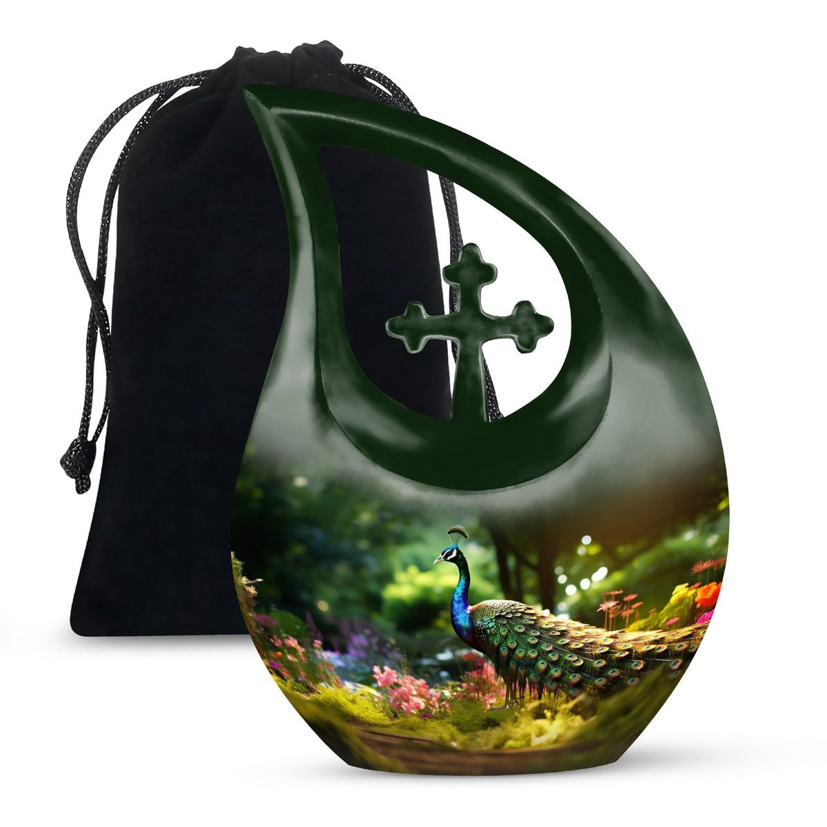 Peacock Urns For Ashes - Adult Urns For Human Ashes Women Urn