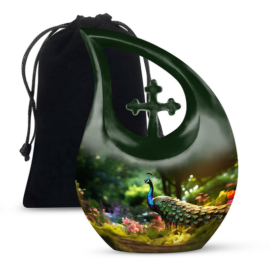 Peacock Urns For Ashes - Adult Urns For Human Ashes Women Urn
