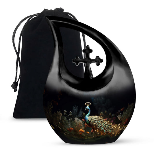 Peacock Urns For Ashes - Urn For Ashes For Men Urn