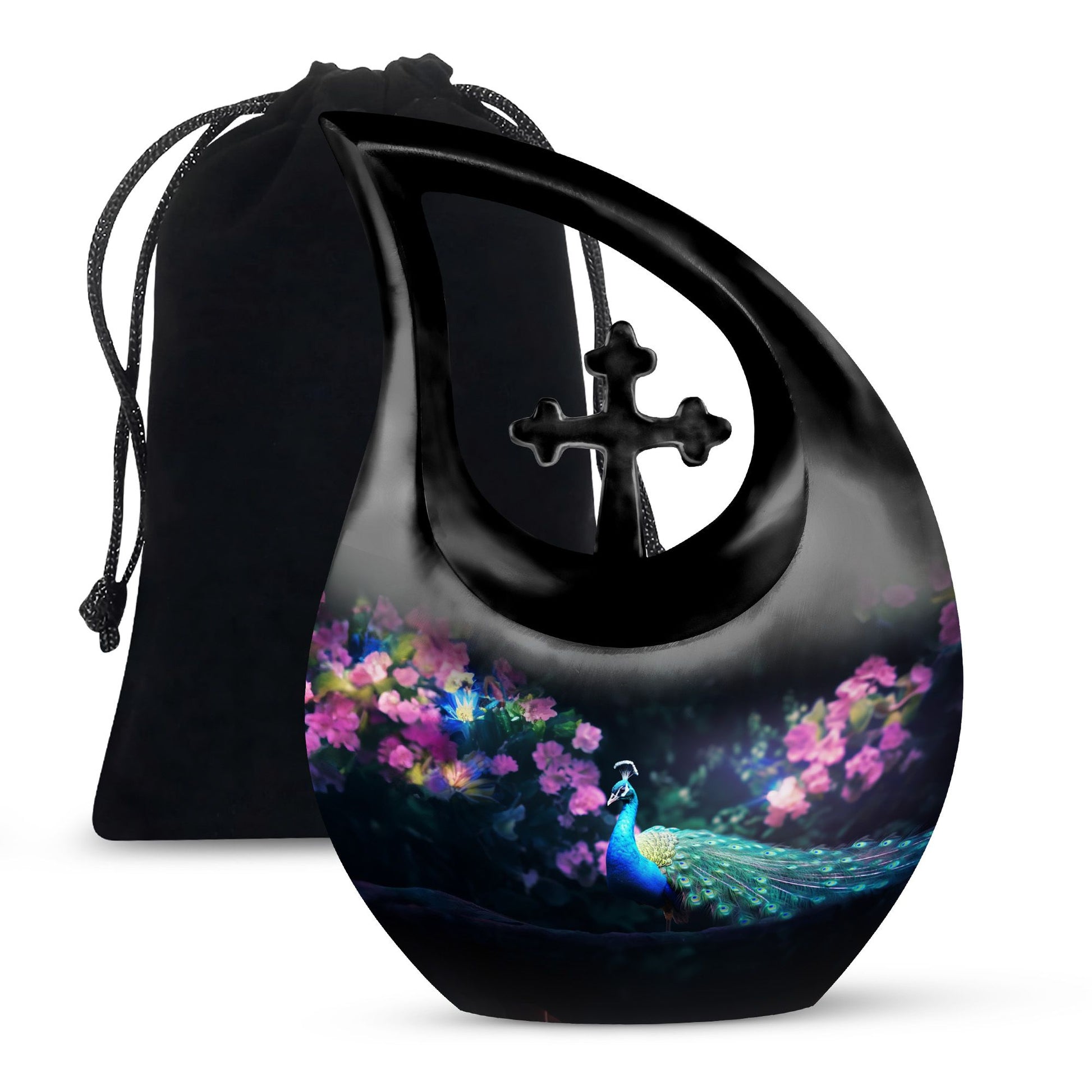 Peacock Urns For Ashes - Ashes Keepsake For Men Urn