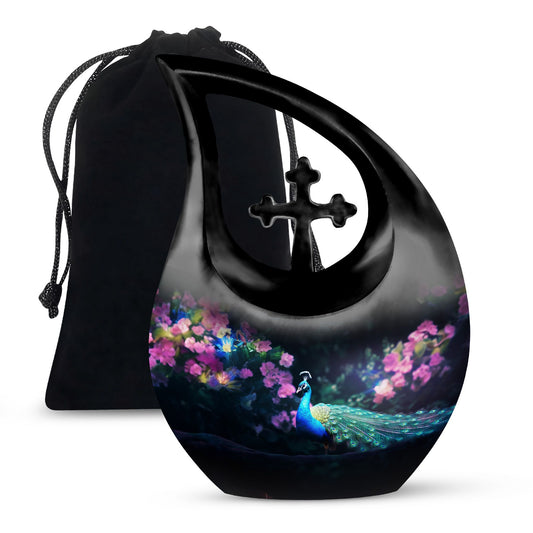 Peacock Urns For Ashes - Ashes Keepsake For Men Urn