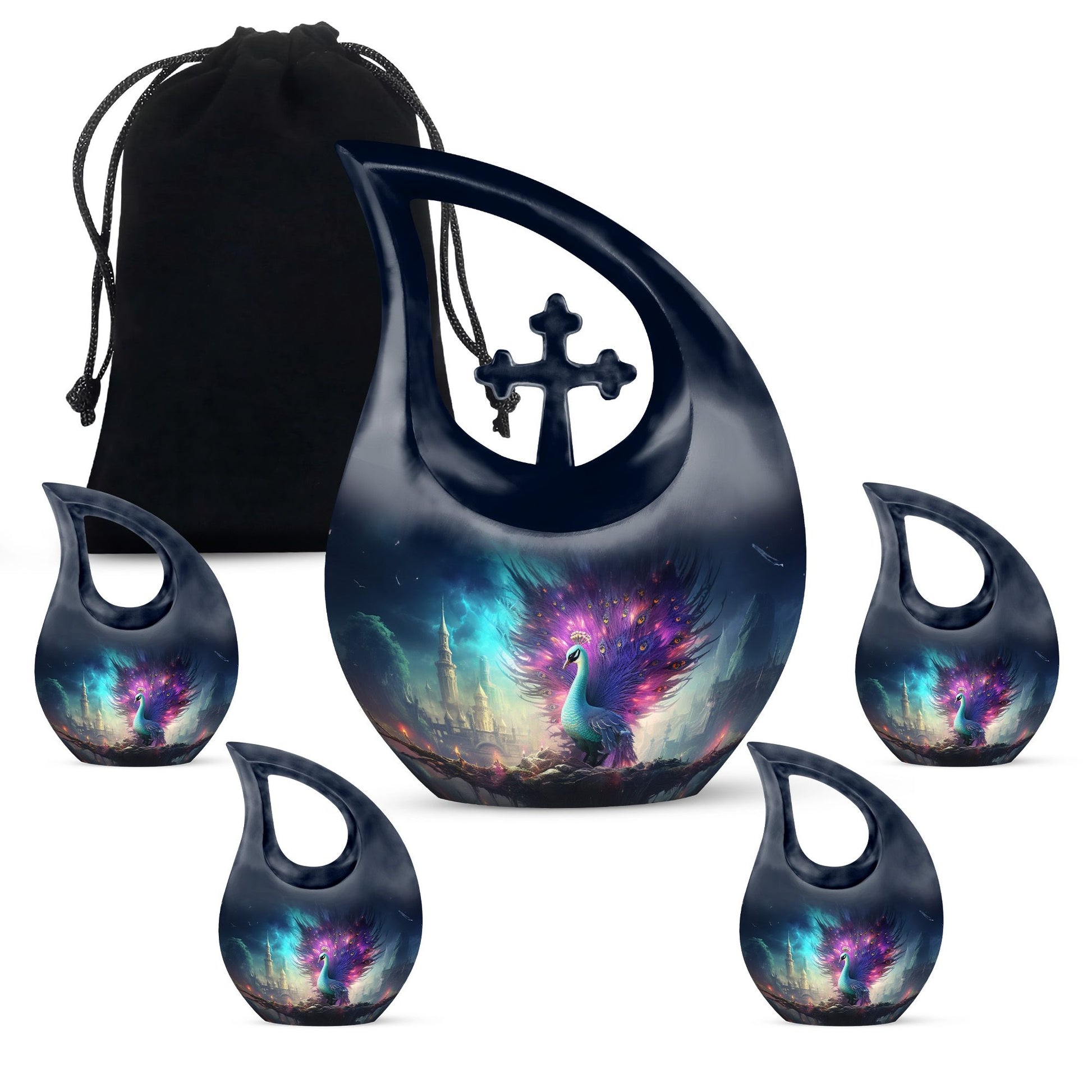 Peacock Urns For Ashes - Keepsakes For Women Urn