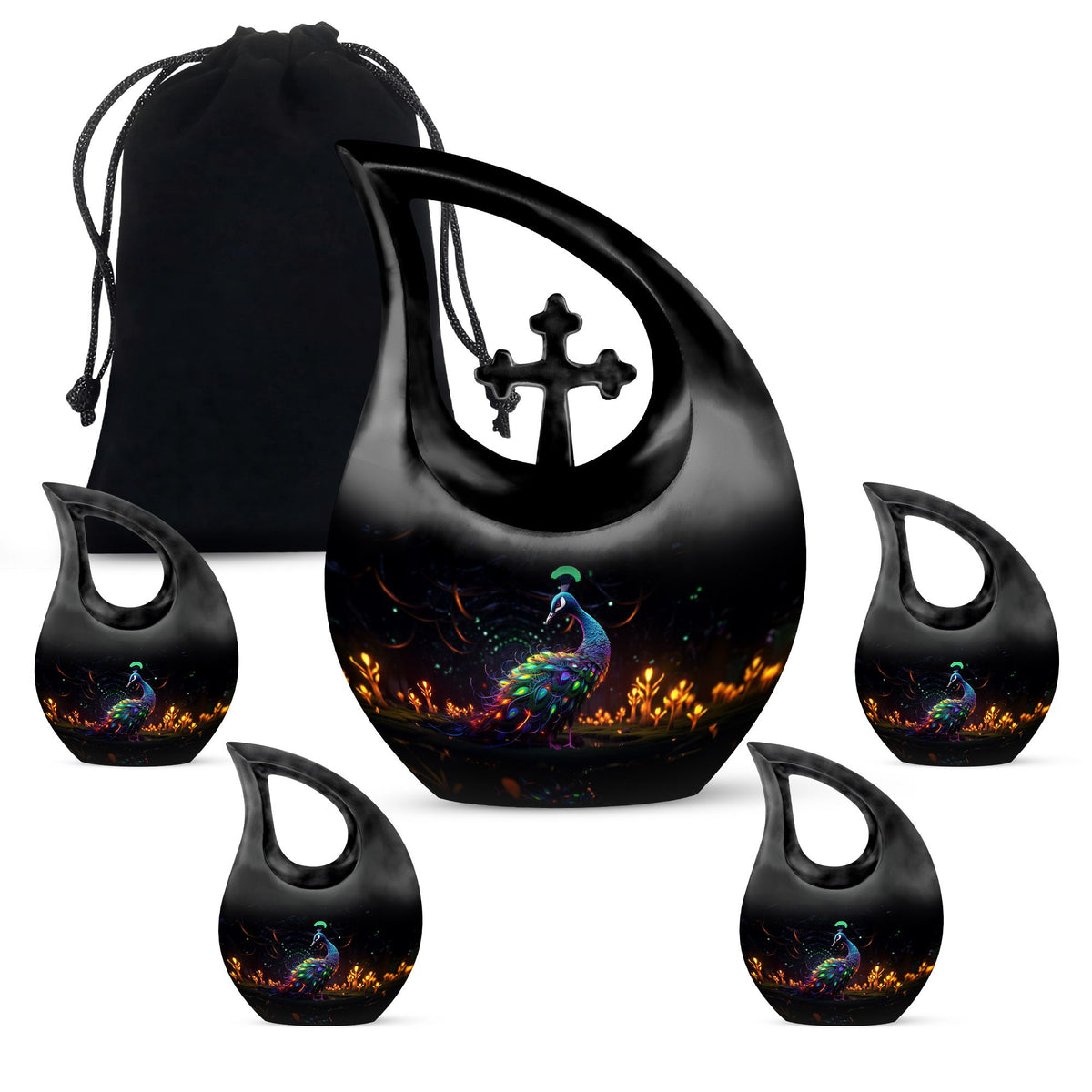 Peacock Urns For Ashes - Funeral Urns For Women Urn