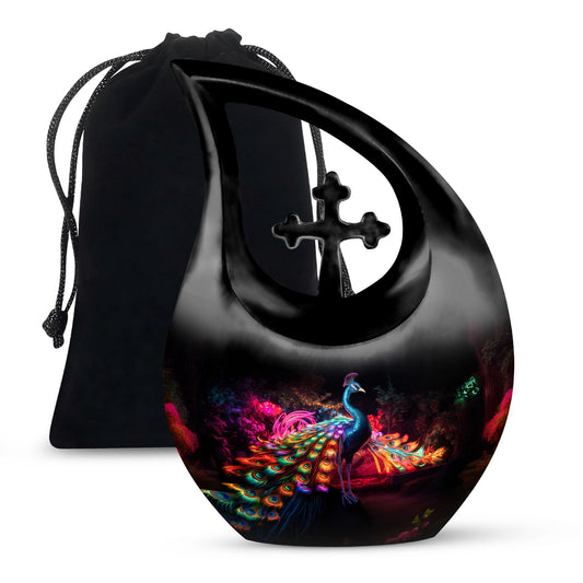 Peacock Urns For Ashes - Urn For Women & Men Urn