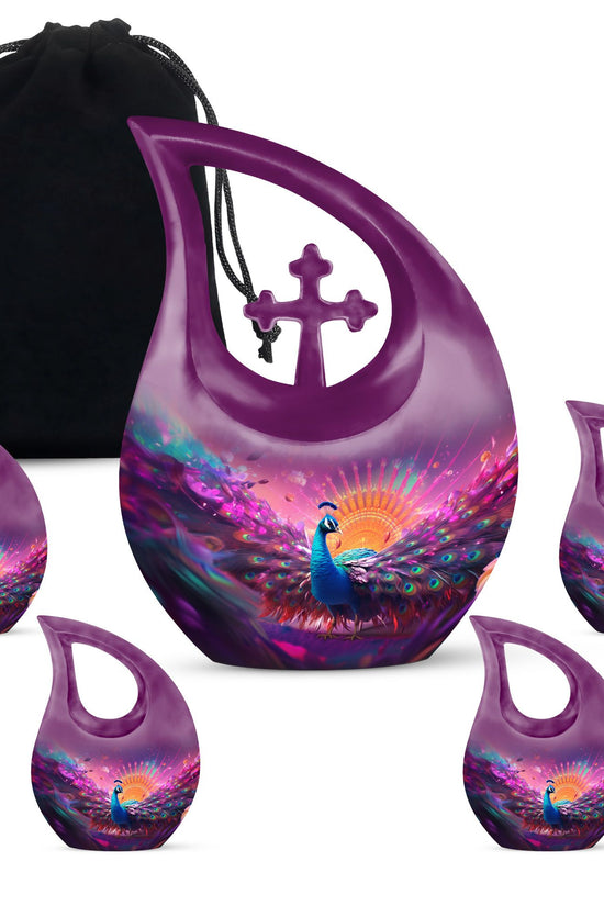 Peacock Urns For Ashes - Cremation Urns For Adult Ashes Women Urn