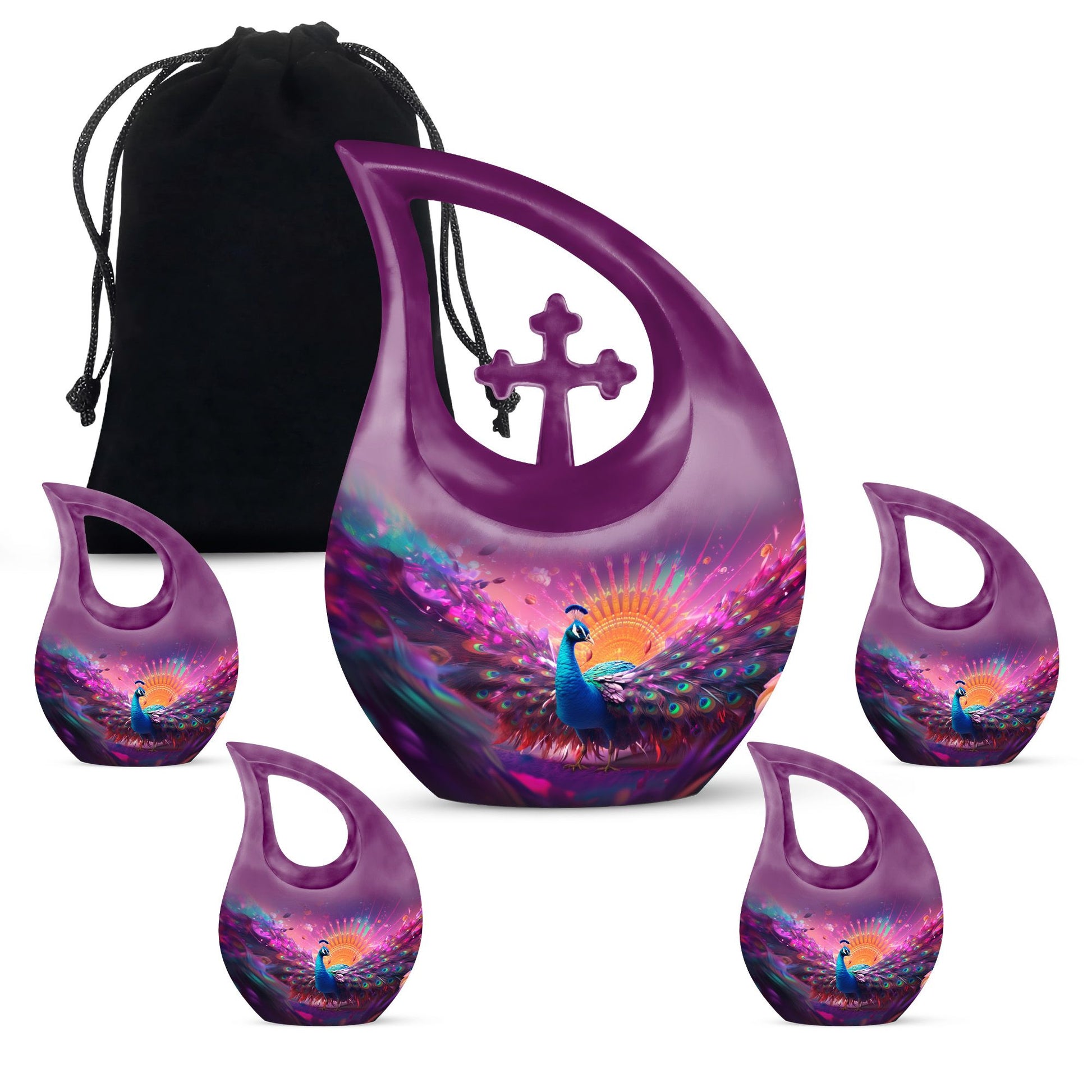 Peacock Urns For Ashes - Cremation Urns For Adult Ashes Women Urn