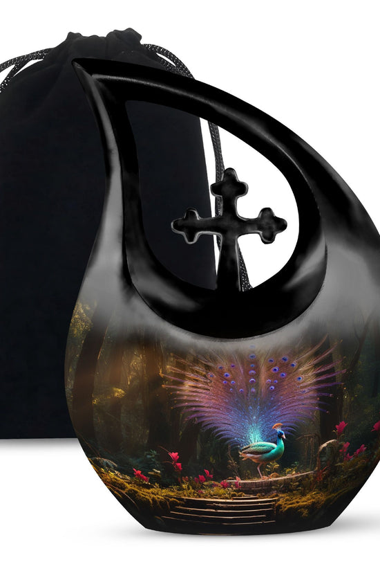 Peacock Urns For Ashes - Adult Urns For Women Urn