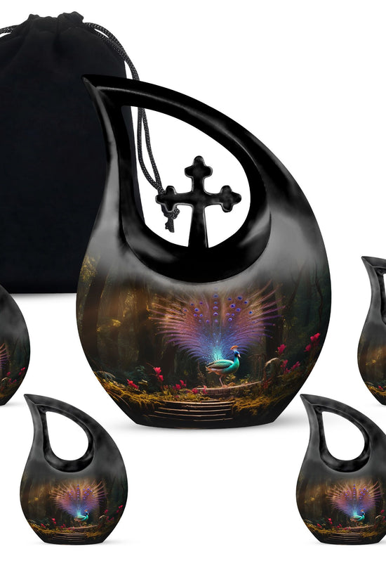 Peacock Urns For Ashes - Adult Urns For Women Urn