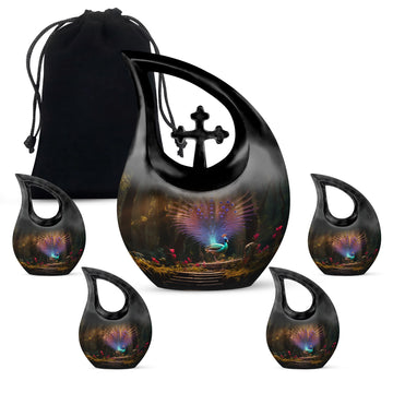 Large Urn With 4 Keepsake