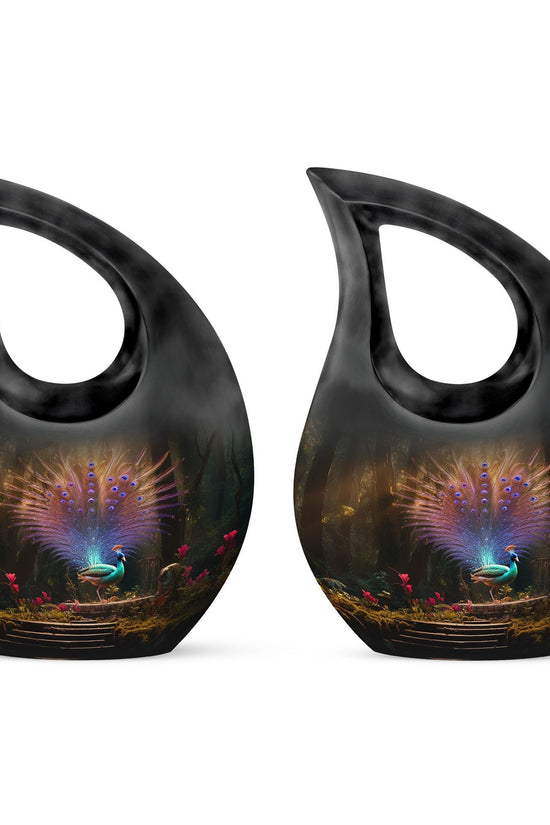 Peacock Urns For Ashes - Adult Urns For Women Urn