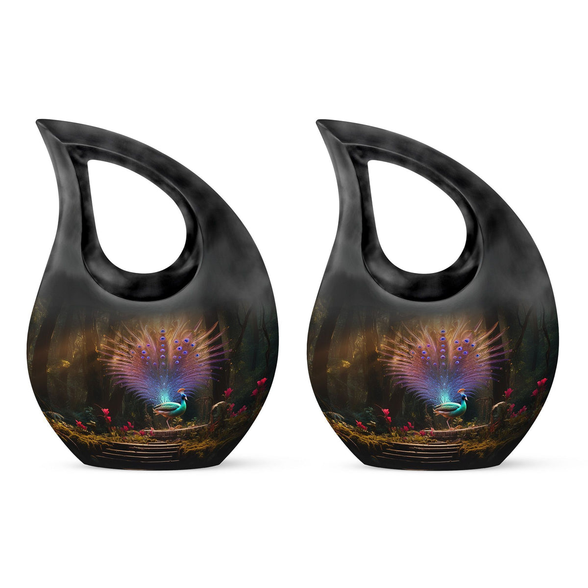 Peacock Urns For Ashes - Adult Urns For Women Urn