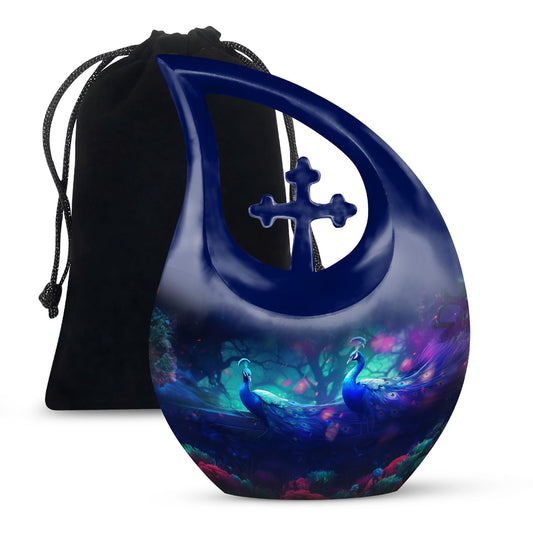 Peacock Urns For Ashes - Urn For Human Ashes Adult Women Urn