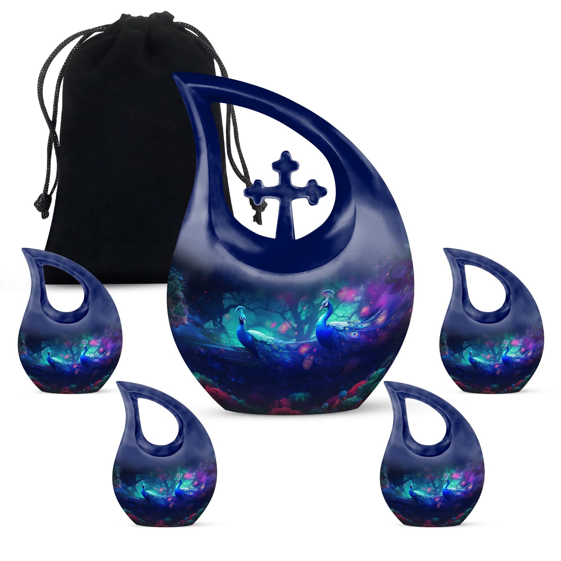 Peacock Urns For Ashes - Urn For Human Ashes Adult Women Urn