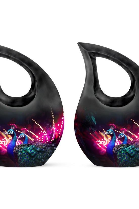 Peacock Urns For Ashes - Adult Urns For Men & Women Urn