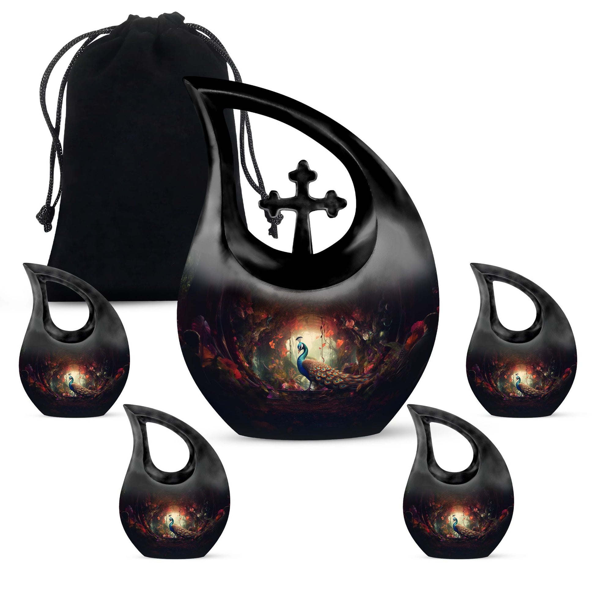 Peacock Urns For Ashes - Urn For Women Ashes Urn