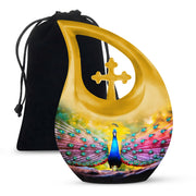 Peacock Urns For Ashes - Funeral Urns For Men Urn
