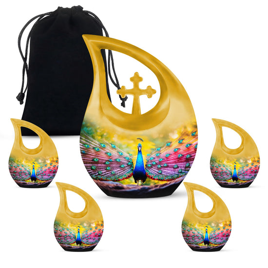 Peacock Urns For Ashes - Funeral Urns For Men Urn