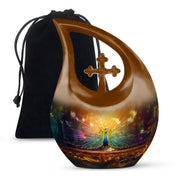 Peacock Urns For Ashes - Small Urns For Women Human Ashes Urn