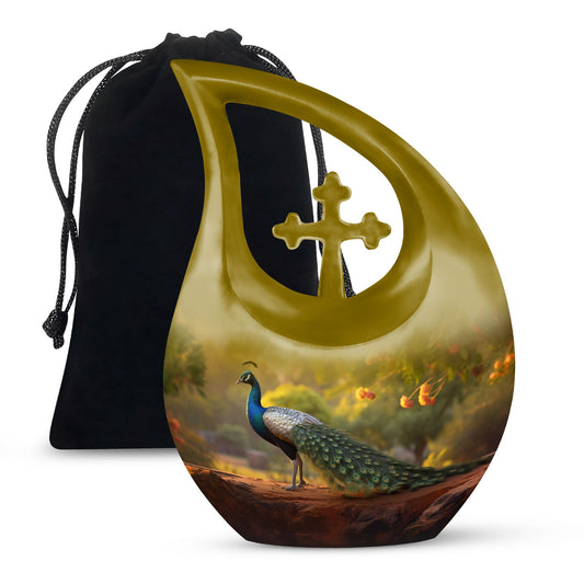 Peacock Urns For Ashes - Urns For Human Ashes Women Urn