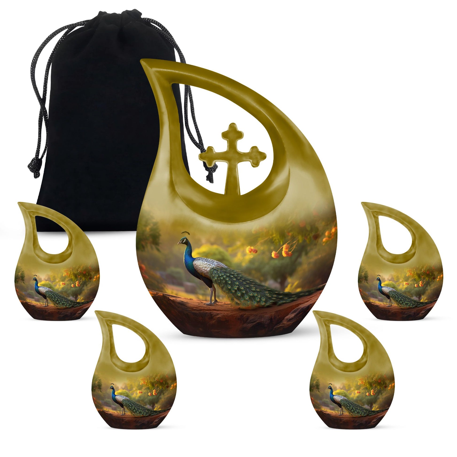 Peacock Urns For Ashes - Urns For Human Ashes Women Urn